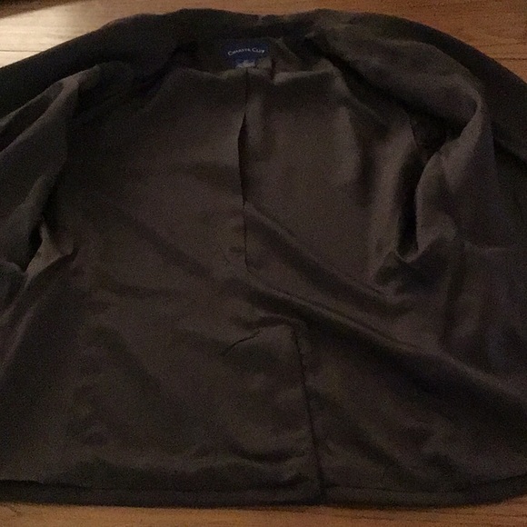 Charter Club Career Chocolate Brown Blazer, EUC - Picture 8 of 10